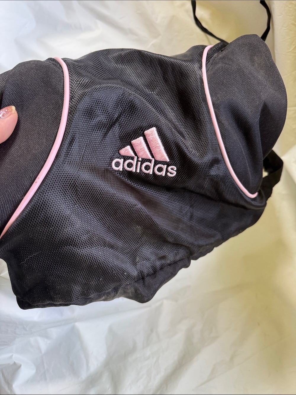 Adidas Black Lightweight BackPack With Pink Cute❤️ - Picture 9 of 12